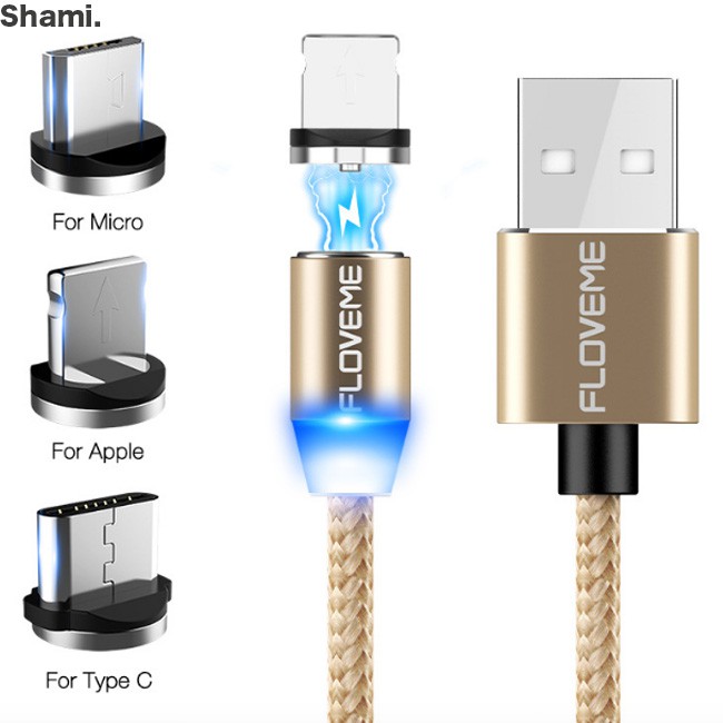 【強化升級】圓頭 磁吸充電線雙面充電QC3.0磁吸線 一米2.4A 磁吸頭 TypeC 安卓 蘋果【US903】快充線