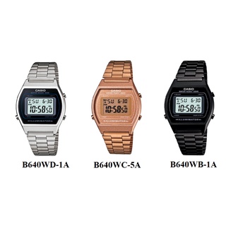 CASIO 簡約復古酒桶型數位錶 B-640 B640WD-1A B640WC-5A B640WB-1A