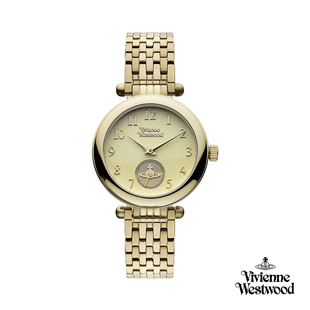 【Vivienne Westwood】貴氣金腕錶_W-VW-015