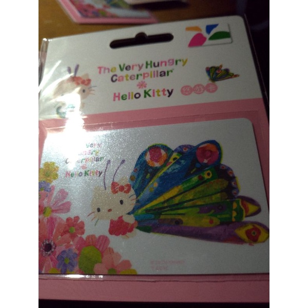 Hello Kitty 好餓的毛毛蟲 花園 花圈 悠遊卡