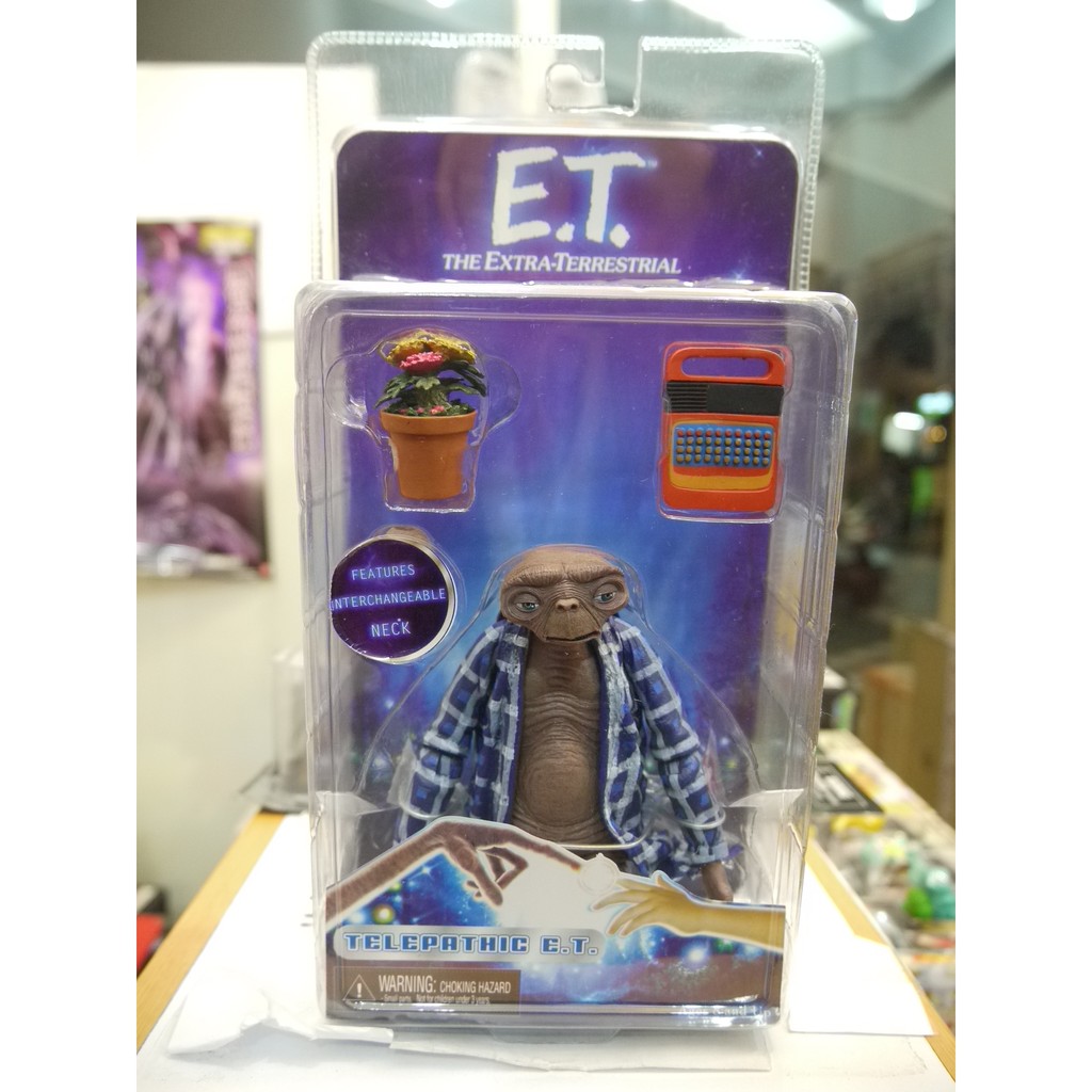 {玩具路邊攤} 正美版 NECA E.T ET外星人 心靈感應 藍色上衣版