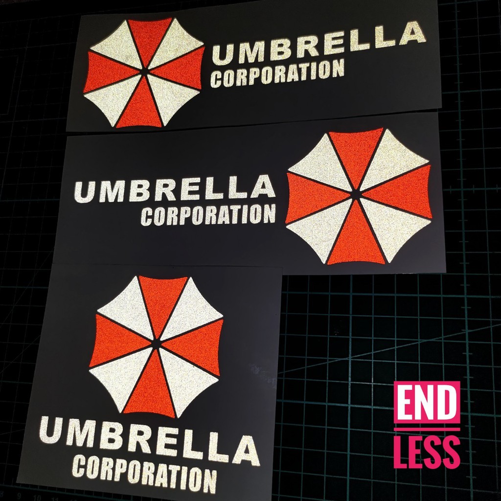 Resident Evil［鏤空防水］保護傘 umbrella 惡靈古堡 車貼 電玩 PS4 PS5 XBOXX