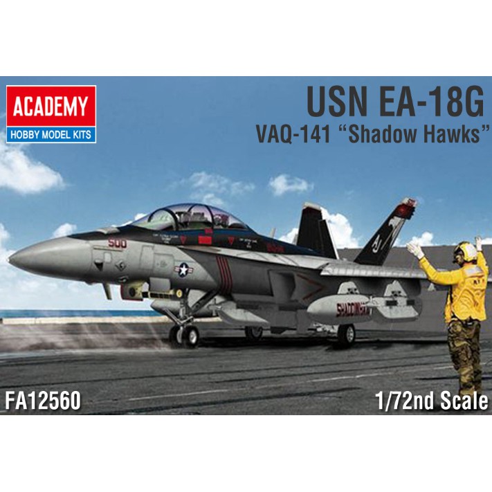 愛德美 1/72 USN EA-18G VAQ-141 "Shadow Hawks" 貨號FA12560