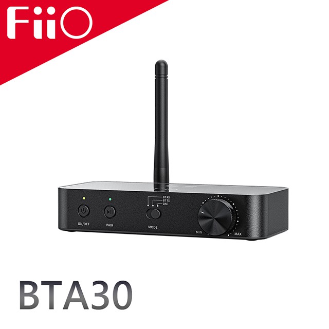 【FiiO BTA30 HiFi藍牙發射接收器】LDAC/aptX-HD雙向藍牙/USB DAC
