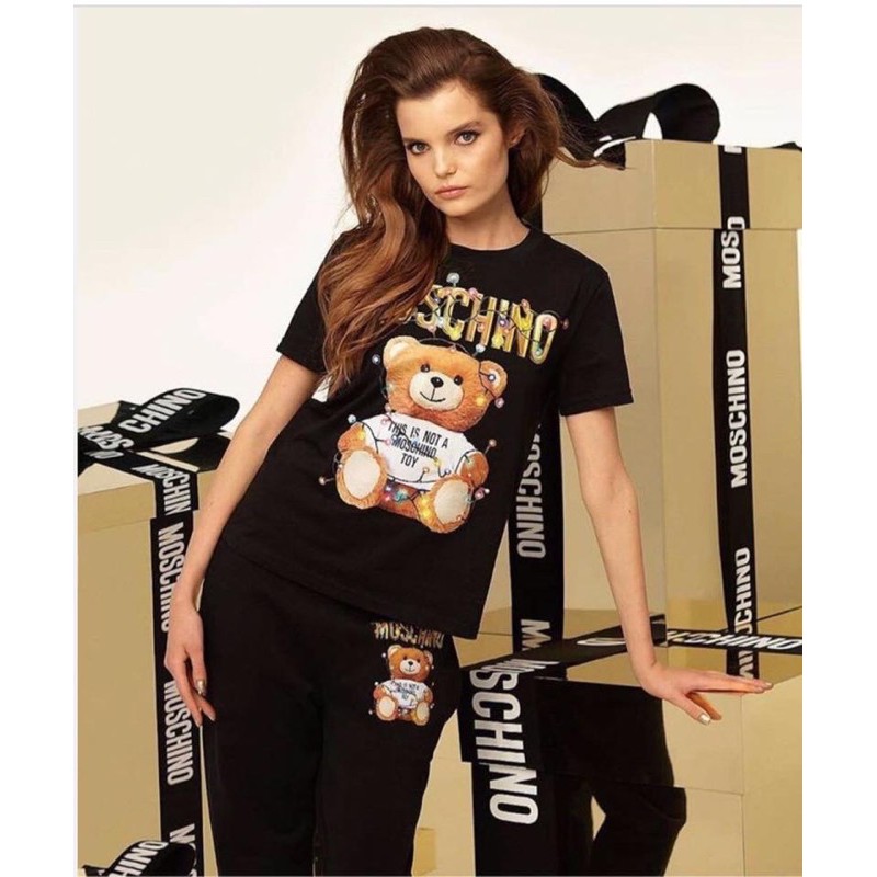 二手moschino 燈泡熊M可