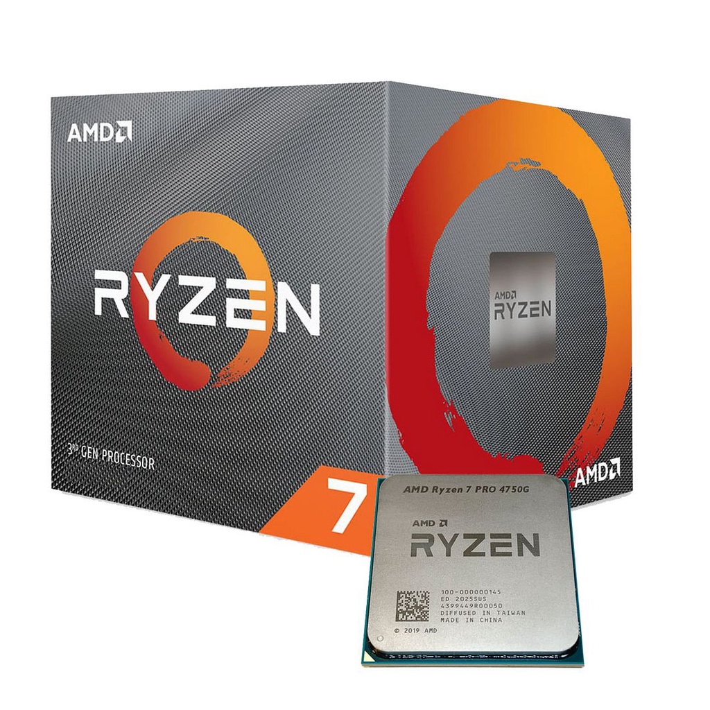 AMD RYZEN 7 PRO 4750G 八核內顯桌面電腦中央處理器 CPU(平行進口)