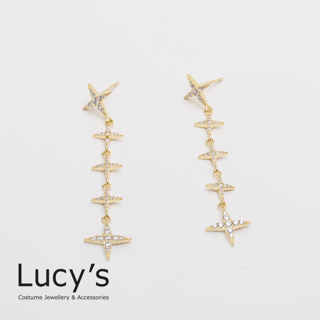 Lucy's 十字星墜 耳環