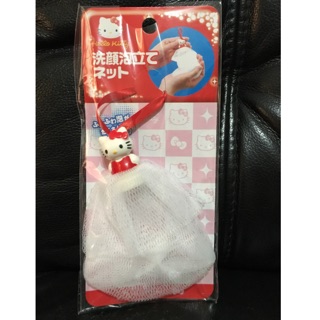 ❤❤╮豹 紋小舖舖╭❤❤ 🇯🇵日本帶回-三麗鷗Helloy Kitty凱蒂貓洗臉起泡網狀袋