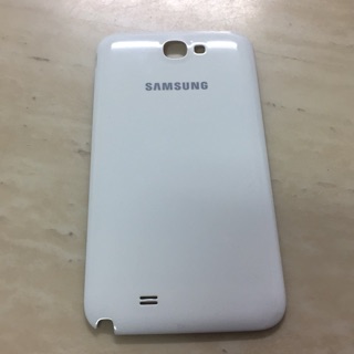 Samsung note 2 原廠 白 電池蓋 背蓋