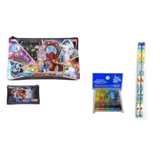 【胖兔兒精選】日本製 神奇寶貝 劇場限定版 筆袋 精靈寶可夢 POKEMON 開學 文具三件組 生日禮物 聖誕節