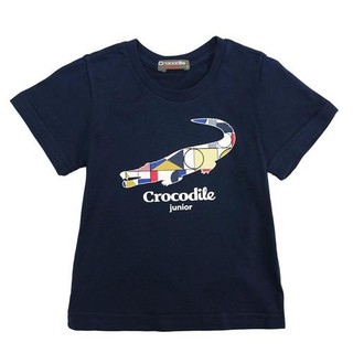 Crocodile Junior『小鱷魚童裝』559439經典鱷魚LOGO印圖T恤Ggo(G購)