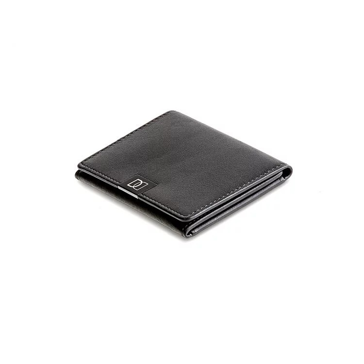 Dun Wallets 超極薄三折皮夾 黑 RFID