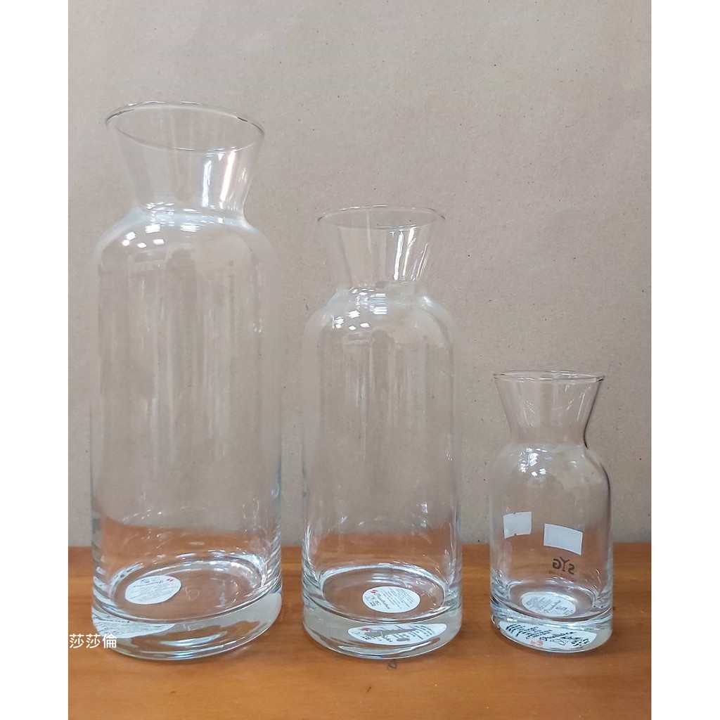 Pasabahce涼水瓶 250ml 500ml 1000ml P-43824 玻璃花瓶 vase 透明花瓶 玻璃瓶