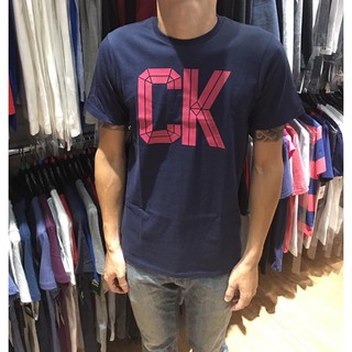 【麋鹿巴士】CK Calvin Klein Jeans 青年版 男短T 立體字logo
