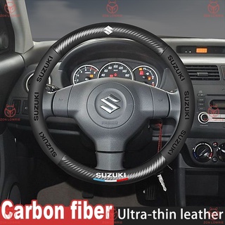 限時特價鈴木方向盤套 Suzuki Carry Ignis Jimny Swift SX4卡夢碳纖維方向盤套把套