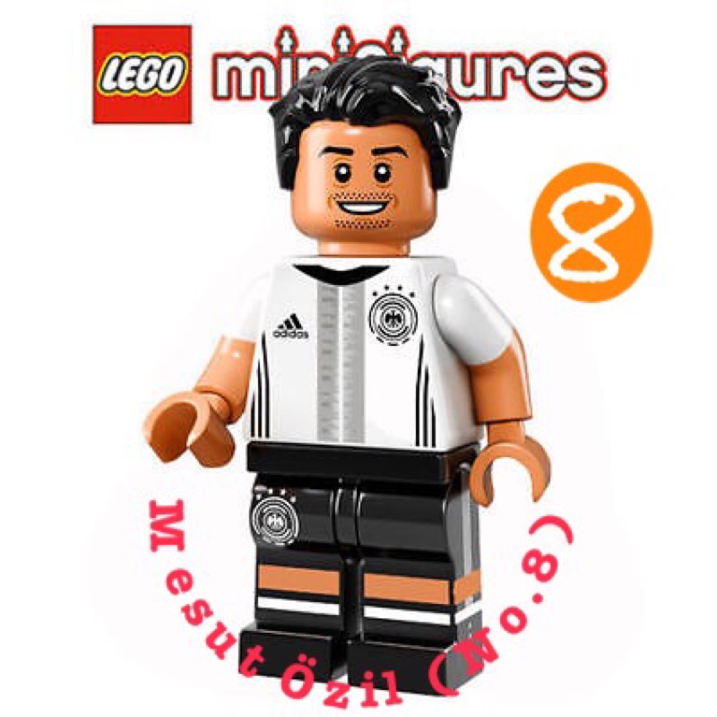 《Brick Factory》現貨 Lego 71014 樂高 8號 梅蘇特·厄齊爾 8 歐洲盃 足球 Mesut Ozil