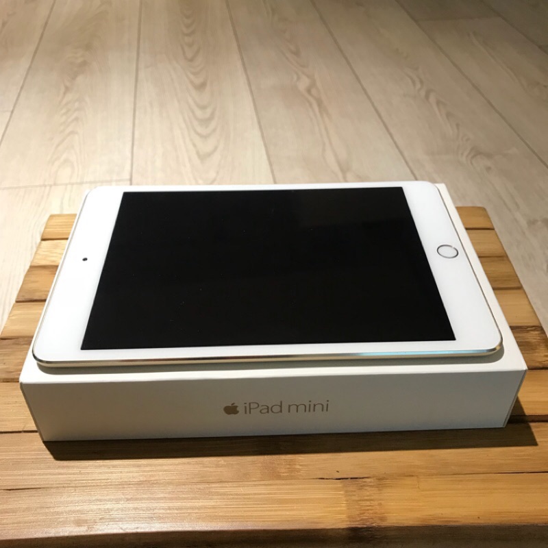 iPad mini4金色64G #二手 #含充電線 #2016年生產 #有盒子