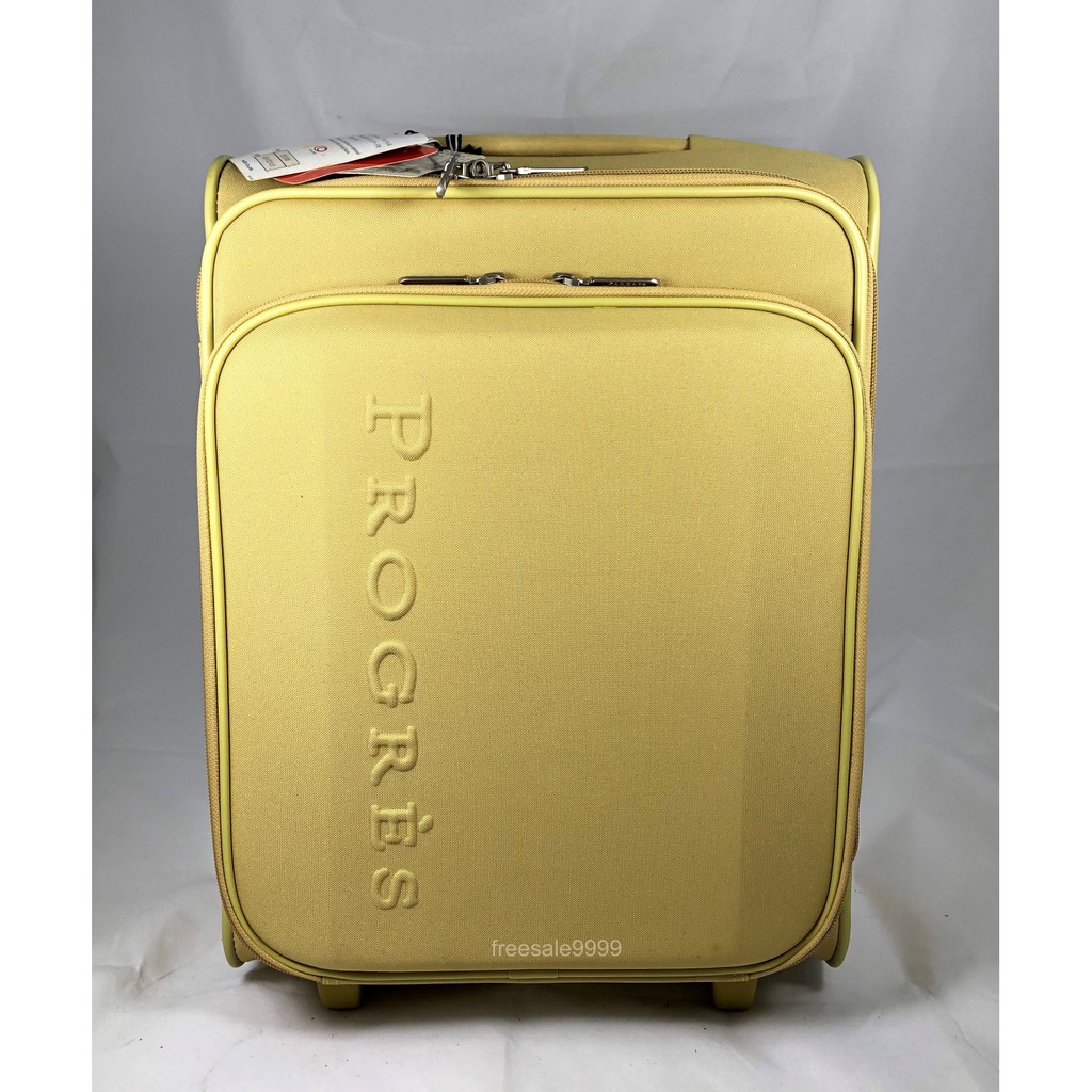 Progres |拉桿行李箱 -18吋-黃色＄3980/F54特價日本品牌 限量 @布面硬殼輕量 ＠另HEDGREN