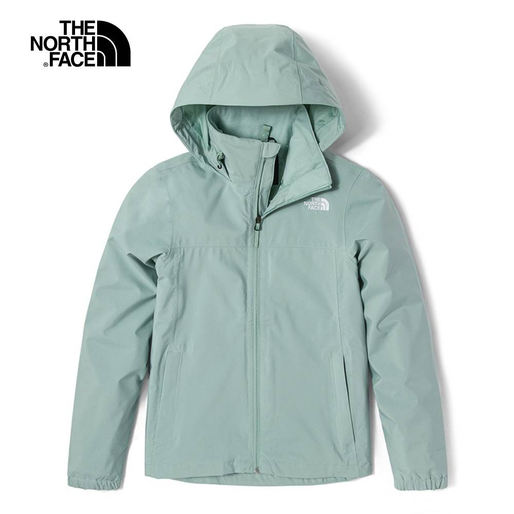 The North Face 女 防水透氣外套 淺藍 NF0A5AZZ0KJ【GO WILD】