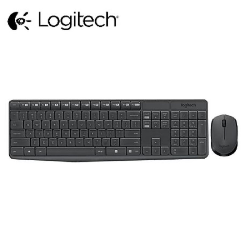 全新品原廠保  外箱稍瑕疵免運費 【Logitech羅技】MK235無線滑鼠鍵盤組