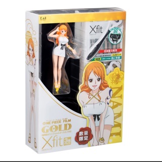 日本金裝限定版 貝印Xfit × ONEPIECE FILM GLOD 海賊王 刮鬍刀 劇場版 娜美 公仔 替換刃