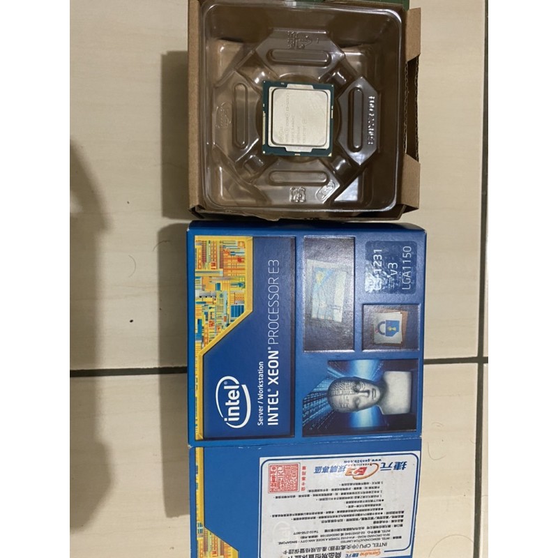 Intel XEON E3-1231 V3（1150腳位）+ ADATA DDR3 1600 8G*2