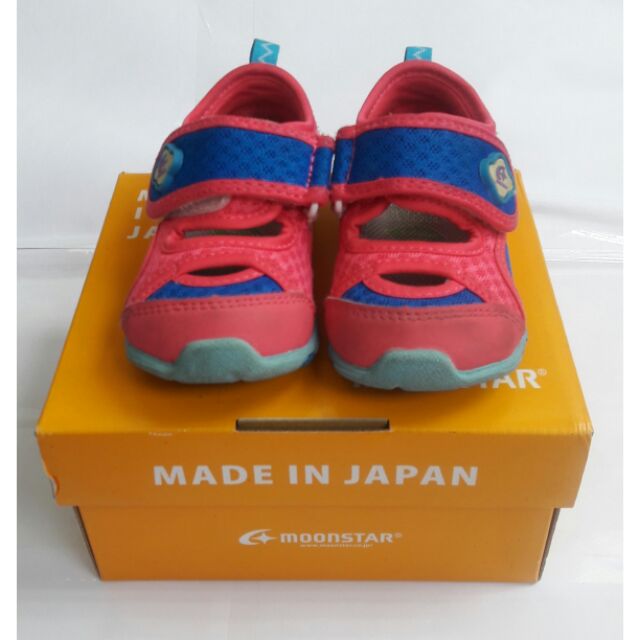 moonstar日本星月涼鞋學步鞋童鞋12.5