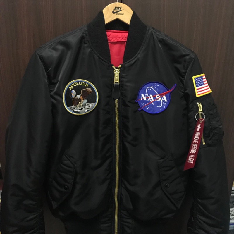 （二手S號）ALPHA NASA APOLLO ma-1 外套