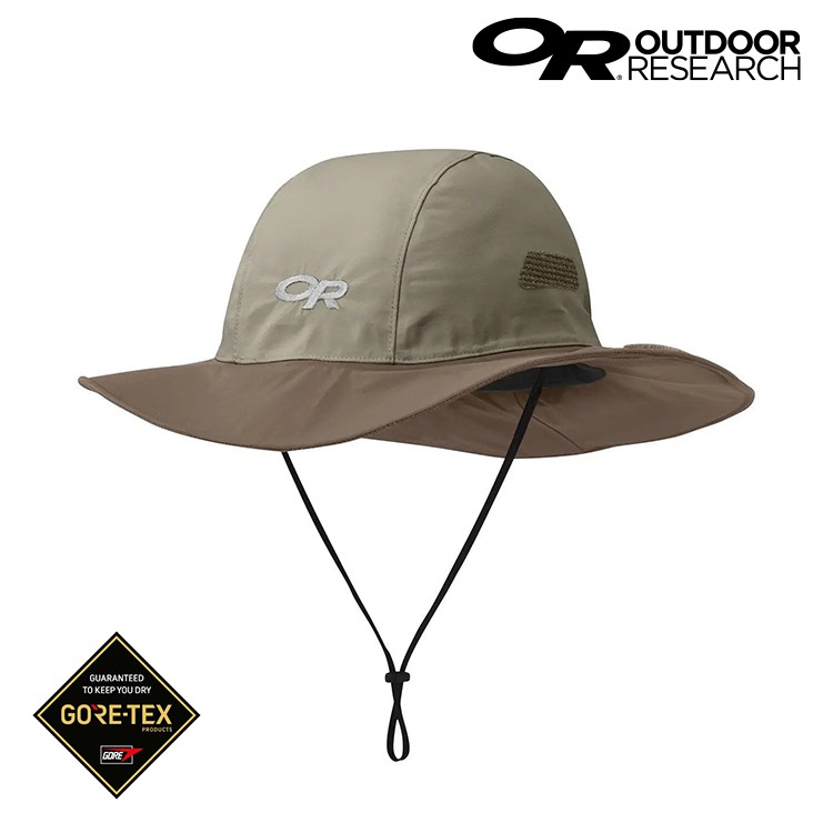 Outdoor Research Gore-Tex防水透氣大盤帽 280135【卡其色】 OR 西雅圖圓盤帽 防水透氣
