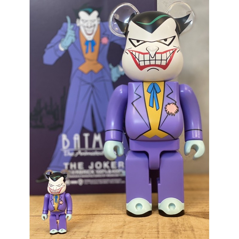 BE@RBRICK THE JOKER 小丑🤡 動畫版 400%+100%