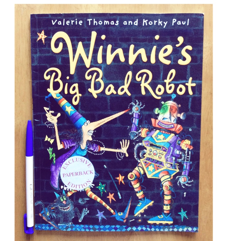英國帶回二手書 - Winnie’s big bad robot
