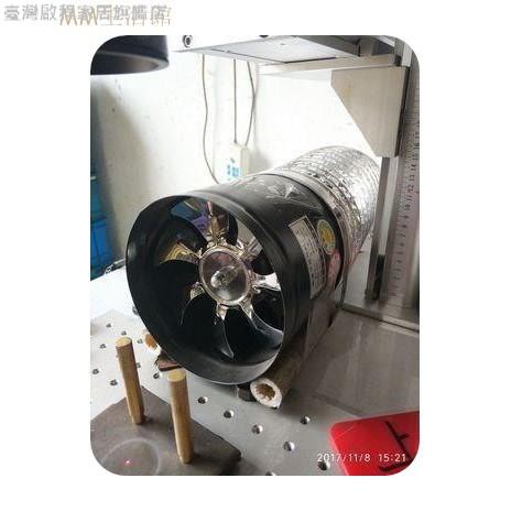 油煙王大功率超靜音管道風機150強力增壓燒烤抽風機商用排風扇6寸#啟程