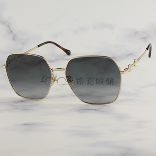 【LOOK路克眼鏡】Gucci 太陽眼鏡 金色 金屬 漸層鏡片 GG0882SA 001
