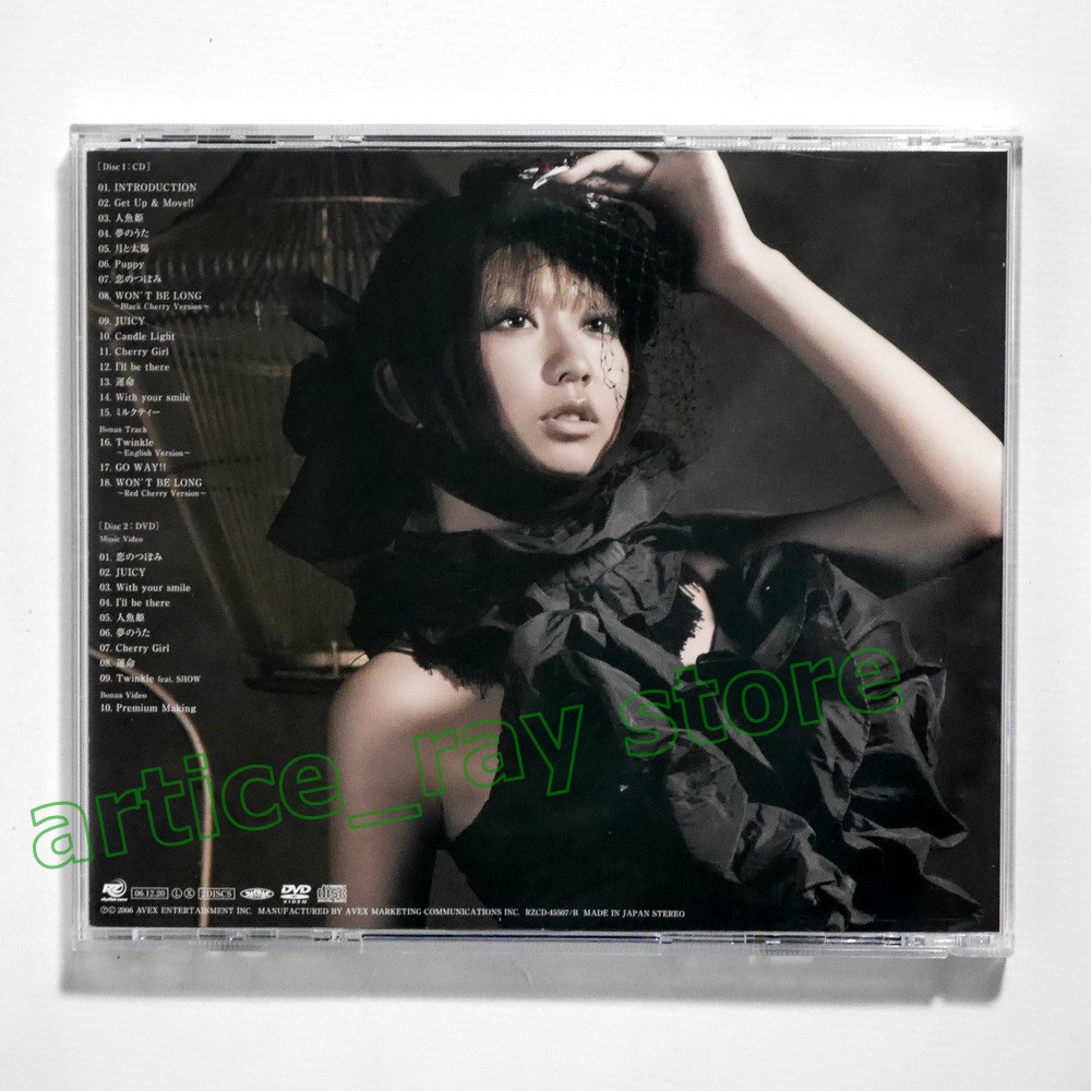 倖田來未黑色櫻桃koda Kumi Black Cherry 日版初回限定盤cd Dvd 蝦皮購物