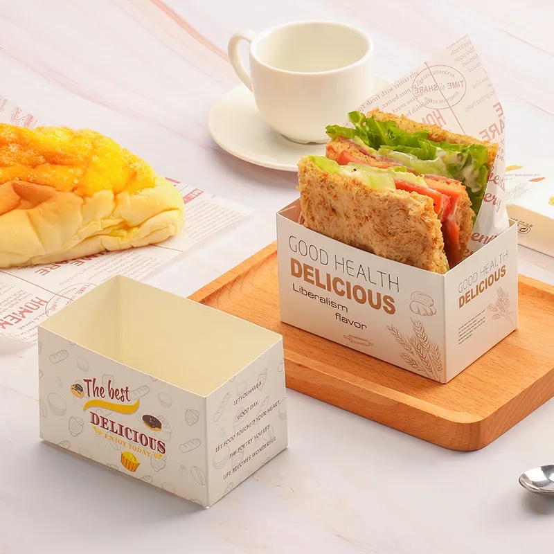 吐司紙盒 食品級 土司盒 三明治紙盒 吐司盒 厚蛋吐司 早午餐外帶盒 漢堡盒 貝果盒 早餐盒 包裝紙盒