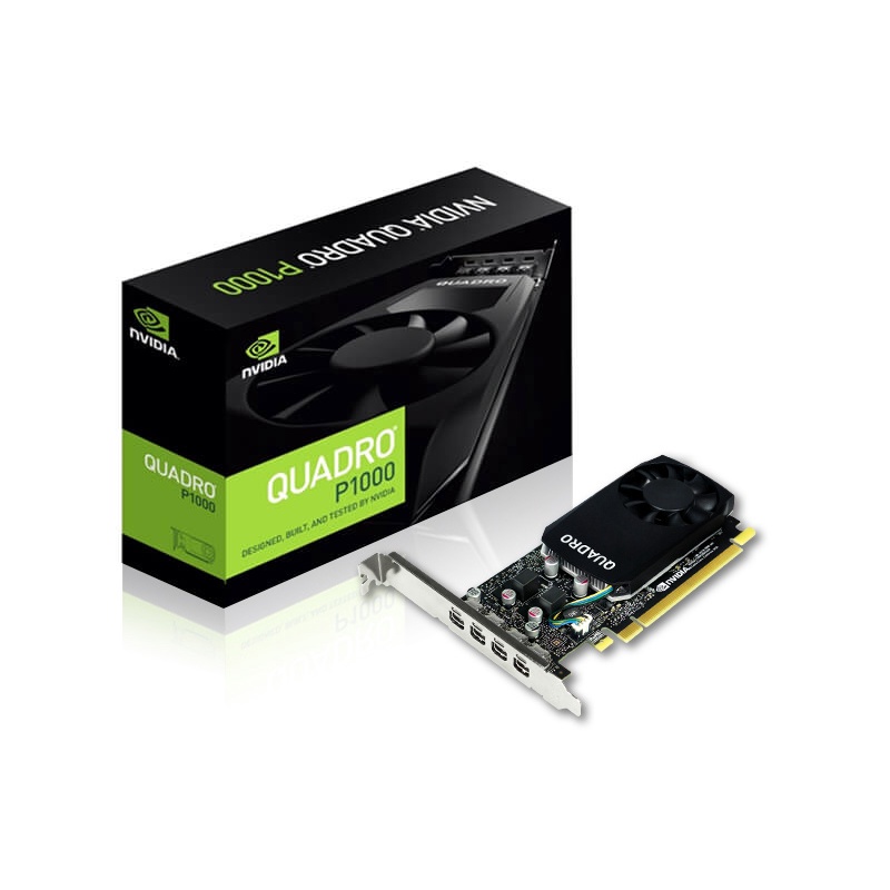 【前衛】麗臺 NVIDIA Quadro P1000 4GB GDDR5 PCI-E 工作站繪圖卡(MDP-DP)