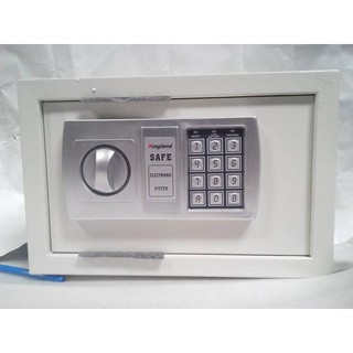 20E特價 米白色 的電子式保險箱-小型/收納櫃/保險櫃/密碼鎖/金庫/