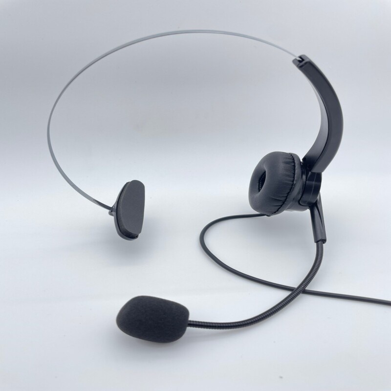 【仟晉資訊】Yealink IP電話 T38 單耳耳機麥克風 水晶頭 客服人員耳麥 配戴舒適 音質清晰 總機話機適用