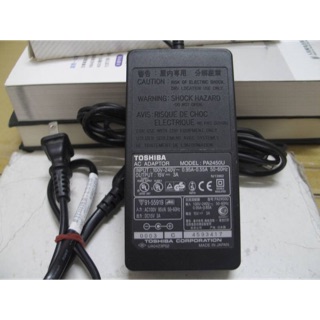 Toshiba原廠PA245OU筆記型電腦15V 3A變壓器 功能正常 附電源線 1