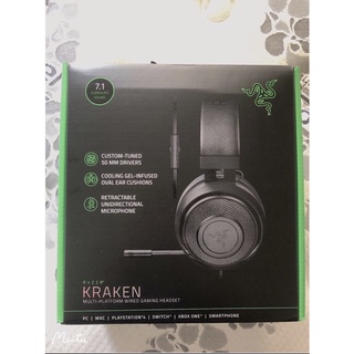 雷蛇 Kraken北海巨妖耳機麥(黑）