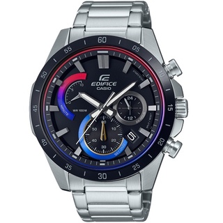 【CASIO】 EDIFICE 三針三眼 運動計時碼錶 炫彩熱漸變系列 EFR-573HG-1A