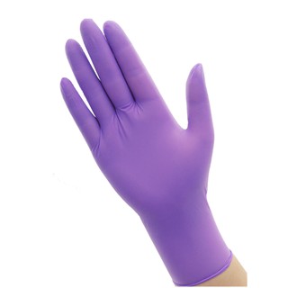 含稅 加厚紫色手套 100入 NBR手套【NBR手套】紫色手套 丁腈手套 乳膠手套 拋棄式手套 nbr紫色手套 防滑手套