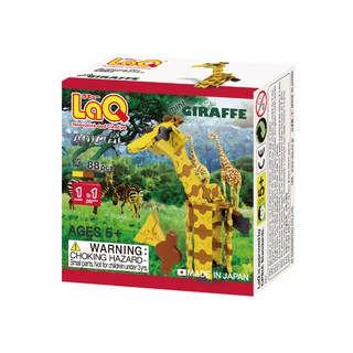 【LaQ】Q版長頸鹿 (88pcs) 日本製造立體3D拼接積木/益智玩具/臺灣獨家代理