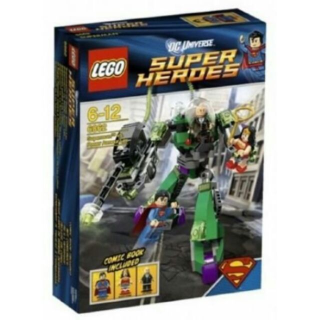 LEGO 樂高 6862 超級英雄系列 Superman vs. Power Armor Lex 超人 神力女超人