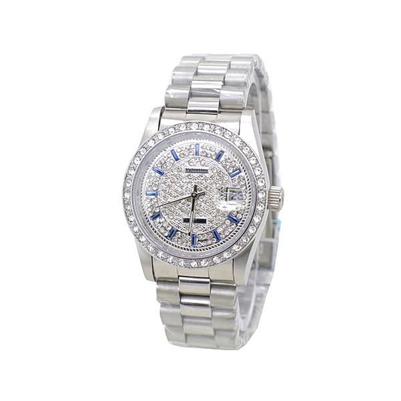 Valentino Coupeau范倫鐵諾 61325G滿天星 不鏽鋼 對錶 男錶/女錶 正品公司貨