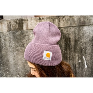 CARHARTT W ACRYLIC WATCH HAT 美國製 毛帽 淺紫【A-KAY0】【WA018-547】