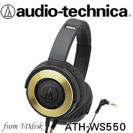 志達電子 ATH-WS550 日本鐵三角 SOLID BASS 耳罩式耳機(公司貨)
