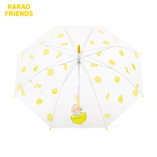 Kakao Friends 檸檬系列萊恩 桃子透明長傘雨傘透明傘 蝦皮購物
