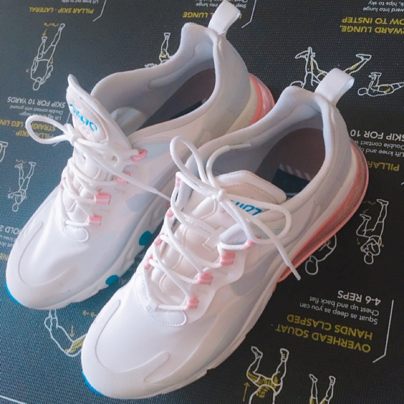 Nike air 270 男 籃球鞋 慢跑鞋  運動鞋 米白色