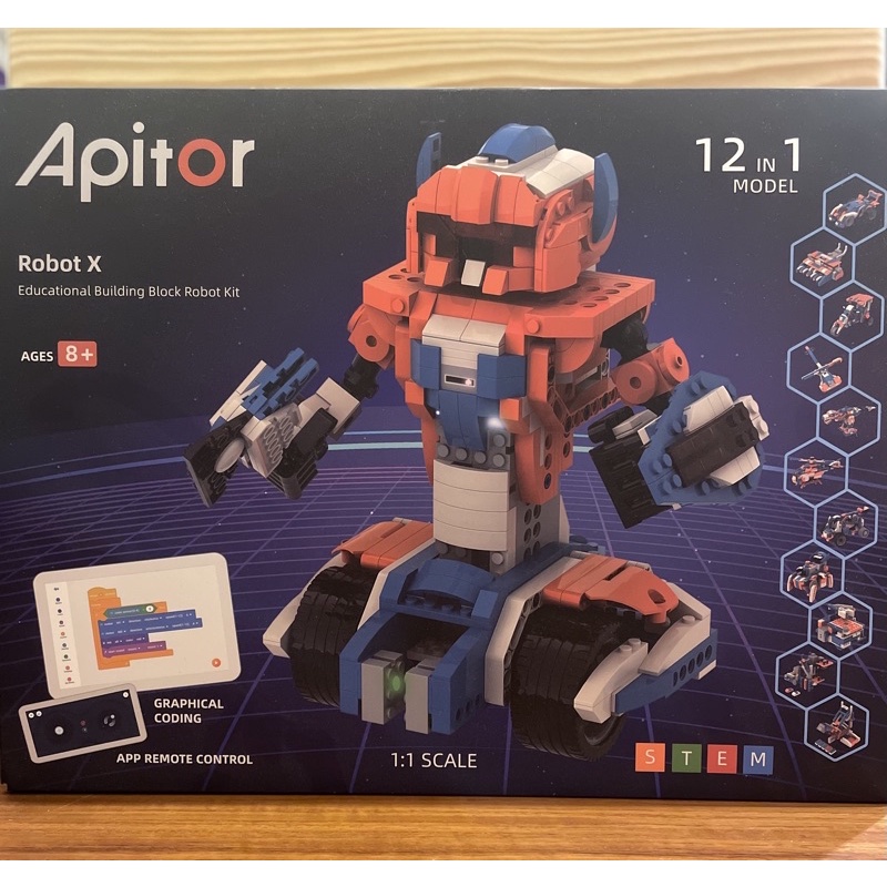 Apitor Robert X第二代樂學程式積木玩具